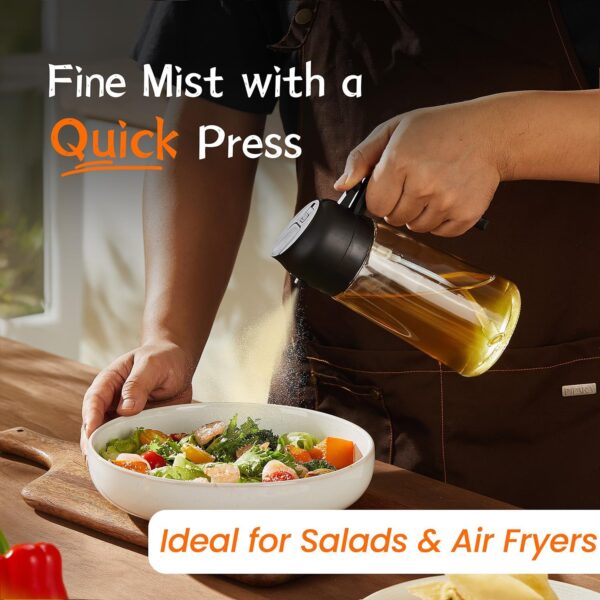 TrendPlain 16oz Olive Oil Spray Bottle – Precision & Convenience in One - Image 3