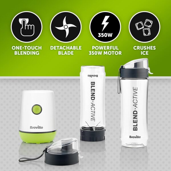 Breville Blend Active Personal Blender & Smoothie Maker – Effortless Blending On the Go - Image 2