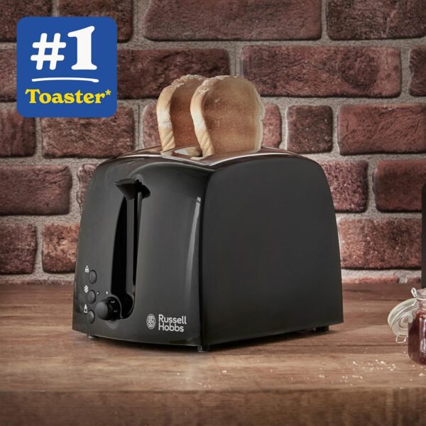 Russell Hobbs Textures 2-Slice Toaster – Stylish & Efficient Toasting - Image 4